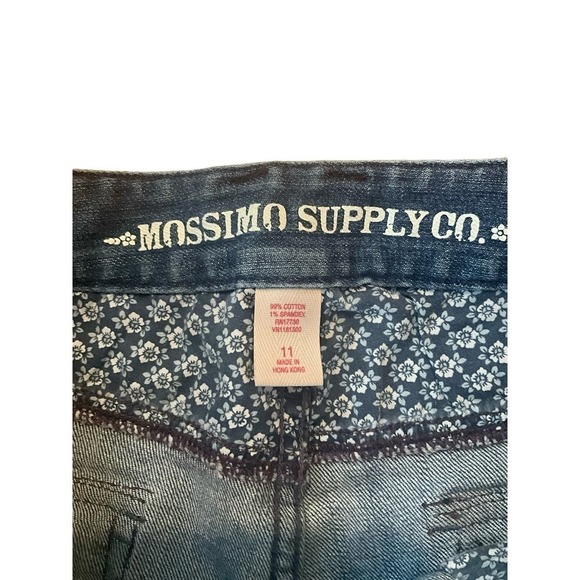 Mossimo Jeans Women's Size 11 Blue Denim Bootcut Leg Mid Rise Cotton Stretch - Picture 3 of 6